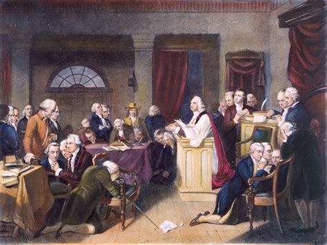 First Continental Congress Painting