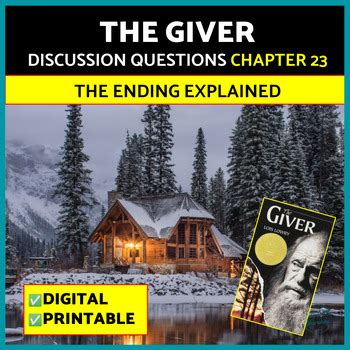 The Giver Novel Study The Giver Ending Explanation The Giver Unit Plans