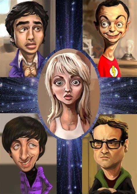 Big Bang Theory | Celebrity caricatures, Bigbang, Big bang theory