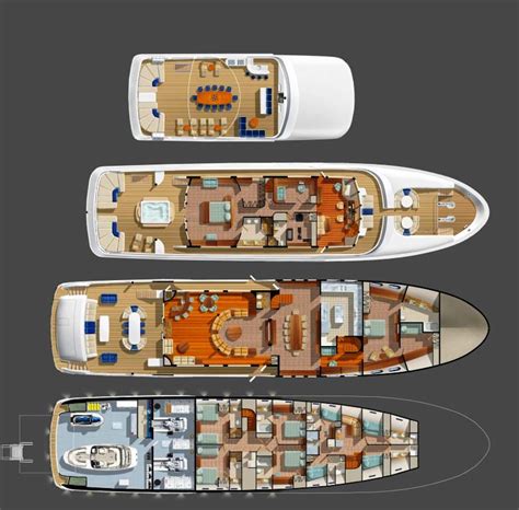 The Bray 42 metre Ocean Motor Yacht Layout — Yacht Charter & Superyacht News