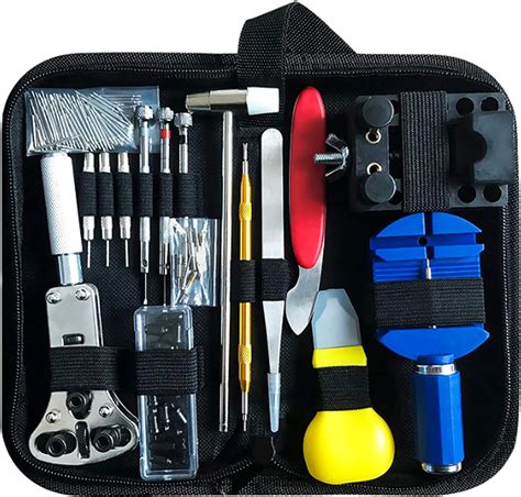 Watch Repair Kit, 147pcs Professional Spring Bar Tool Set Watch Battery ...