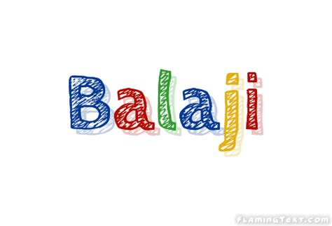 Balaji Logo | Free Name Design Tool from Flaming Text