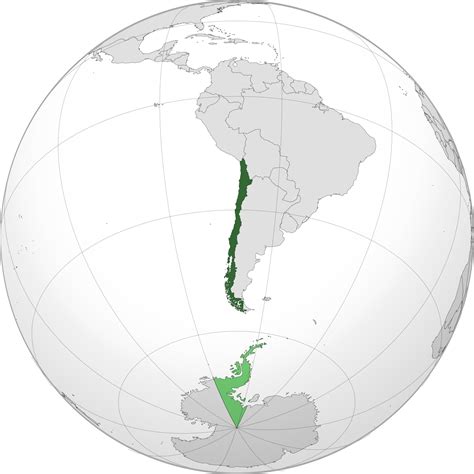 Location of the chile in the World Map