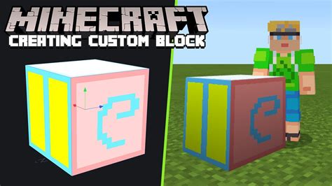 Creating Custom Blocks for Minecraft Bedrock (Modelling, Texturing and Coding Tutorial) - YouTube