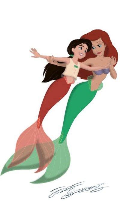 Melody & Ariel | Mermaid disney, Little mermaid 2, The little mermaid