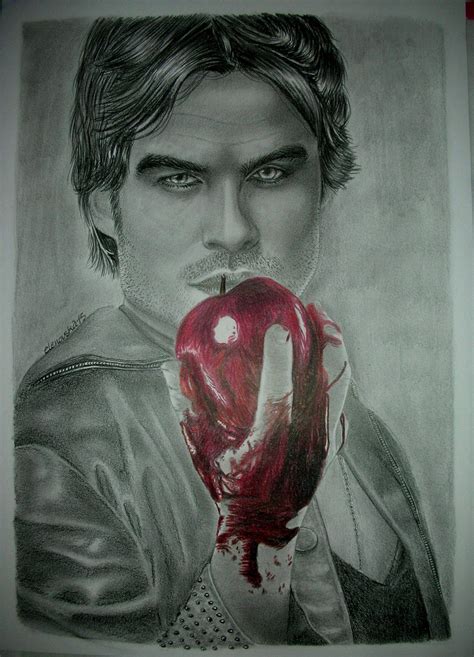 Damon Salvatore by elenouska15 on DeviantArt