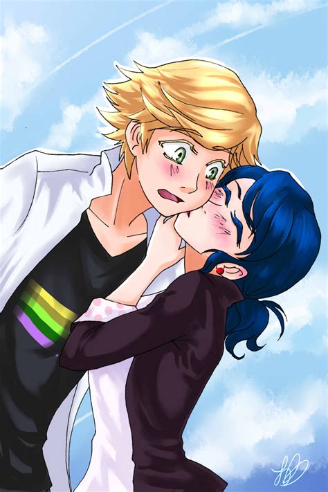 Marinette and Adrien - Miraculous Ladybug Fan Art (39328163) - Fanpop