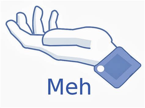 Facebook introduces the “meh” icon | BosGuy