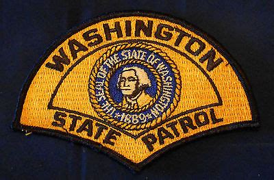 Washington State Patrol Police Shoulder Patch (invp2895) -- Antique Price Guide Details Page