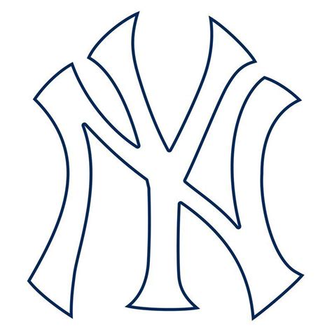 MLB Team Logo Wall Decal - 63-63 | New york yankees logo, Ny yankees logo