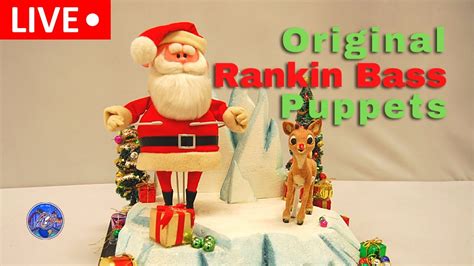 🔴 Live-New: Rankin/Bass Original Santa and Rudolph Puppets from 1964 Rudolph the Red Nosed ...