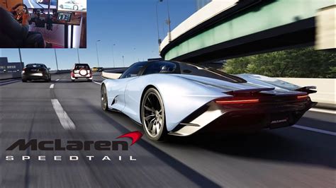 McLaren Speedtail | Assetto Corsa | Steering Wheel Gameplay - YouTube