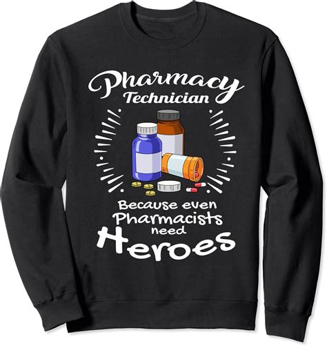 Amazon.com: Awesome Pharmacy Tech Gift Pharmacy Technician Sweatshirt : Clothing, Shoes & Jewelry