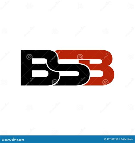 Letter BSB Simple Monogram Logo Icon Design. Stock Vector ...