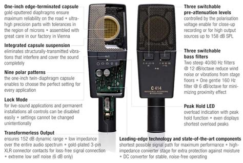 Amazon.com: AKG Pro Audio C414 XLII Vocal Condenser Microphone ...