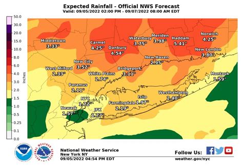 CT weather: Flash flooding possible after 5 inches of rain