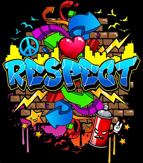 Respect Graffiti Graphic Design Kindness Png Cool Png | Etsy