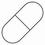 Pill coloring Page  ColouringPages sketch template