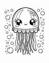 Free Cute jellyfish coloring pages For Kids – Artofit sketch template