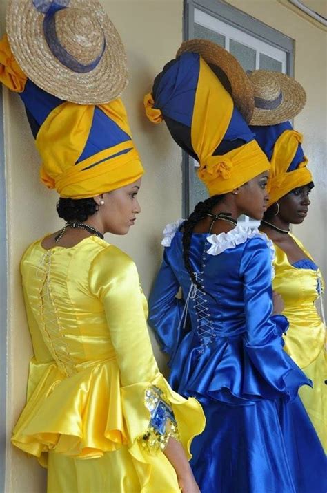 Barbados 🇧🇧 National Dress | Caribbean fashion, Traditional outfits ...