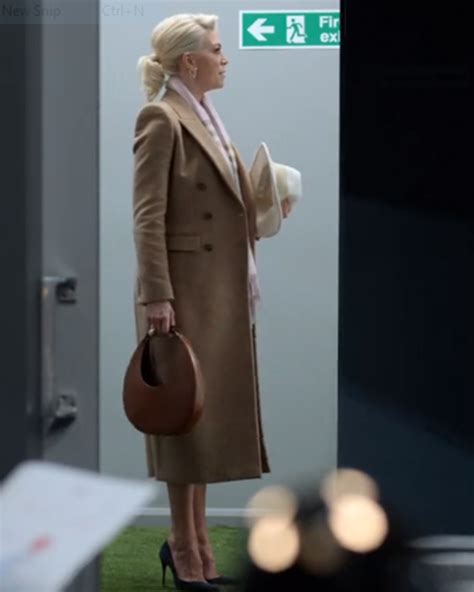 Ted Lasso Hannah Waddingham Brown Coat | California Outfits