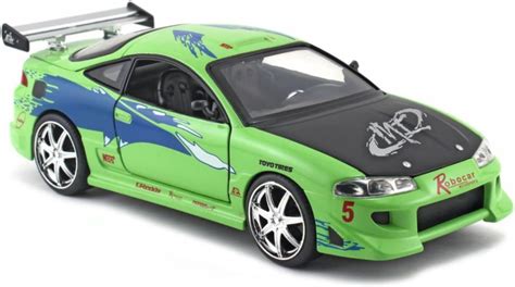 Amazon.com: Fast & Furious 1:24 Brian's Mitsubishi Eclipse Die-cast Car, Toys for Kids and ...