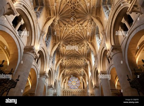 Interior of the Chapel at Christ Church College in Oxford Stock Photo ...