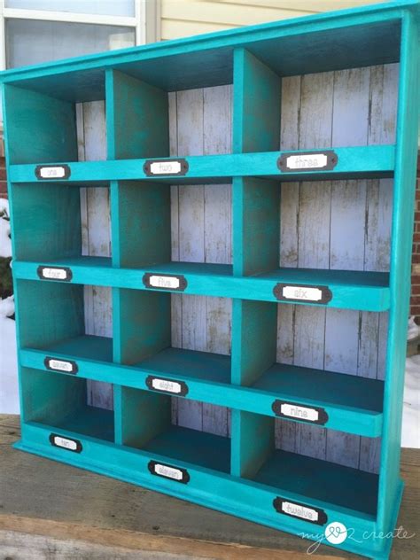 Old Drawer Cubby Organizer - My Repurposed Life® Rescue Re-imagine Repeat