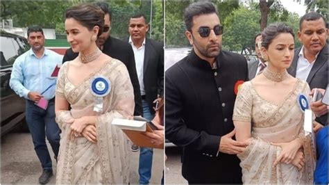 Alia Bhatt rewears her Sabyasachi wedding saree for National Film ...