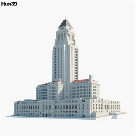 Los Angeles City Hall 3D model - Architecture on Hum3D