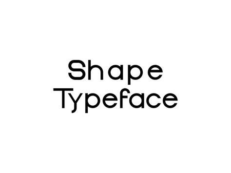 Shapes Typeface | Free Font by Irem Kotan on Dribbble