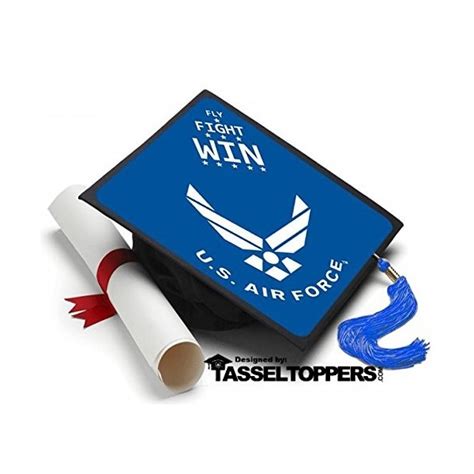 Air Force - Graduation Caps For Future Air Force Recruits - Decorated Grad Caps - Fly Fight Win ...