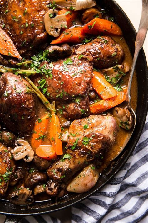 Squeamish Food Recipes Healthy College #recipesoftheday #RecipesWithGroundBeefMeals | Coq au vin ...