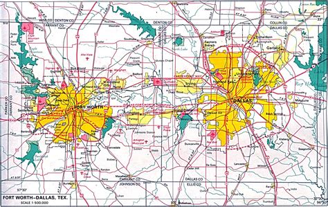 Dallas And Fort Worth Tourist Map - Fort Worth Texas Map - Printable Maps