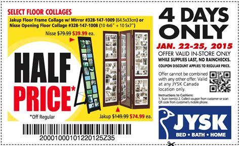 JYSK Canada Coupons: 4 Days Only, Pay Half-Price For Select Floor ...