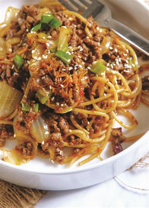 Easy Spicy Sichuan Beef Noodle - Dollmestic Goddess