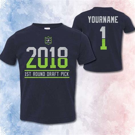 Seattle Seahawks Toddler Tee Personalized Seahawks Kids Christmas Gifts Youth Custom Jersey ...