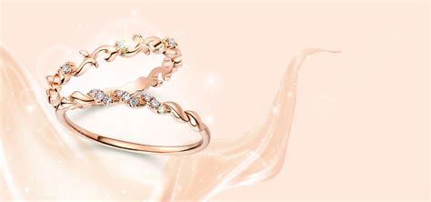 Taobao Jewelry Fresh And Simple Gold Jewelry Poster Background, Ring, Jewelry, Banner Background ...