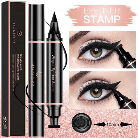 Winged Eyeliner Stamp, for perfect makeup every time! $3.99 on Amazon