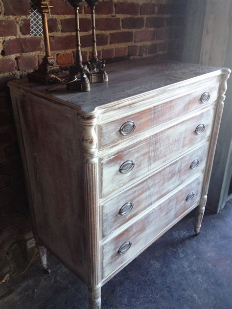 White washed dresser www.shabbylovefurniture.com | Wood dresser, White ...