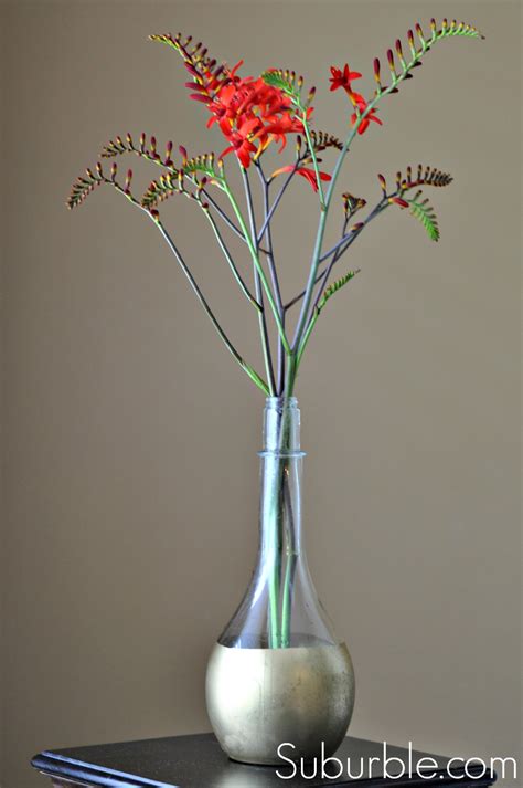 DIY Gold-Dipped Vase - Live Creatively Inspired