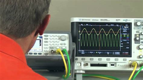 33500B Waveform Generator Synchronize the Outputs of a Two Channel Waveform Generator - YouTube