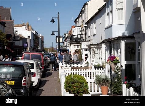 Hampton village East Molesey Stock Photo - Alamy