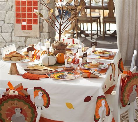 Thanksgiving Table Decorations for the Kids - Pottery Barn