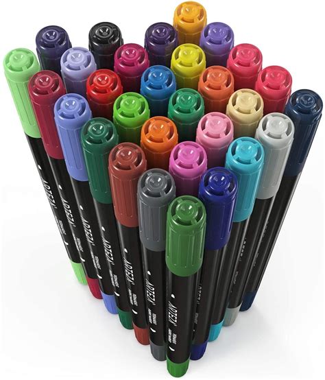 Fabric Markers, Assorted Colors - Set of 30 | ARTEZA