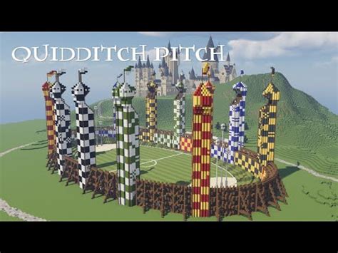 Minecraft Quidditch Pitch - Hogwarts - YouTube