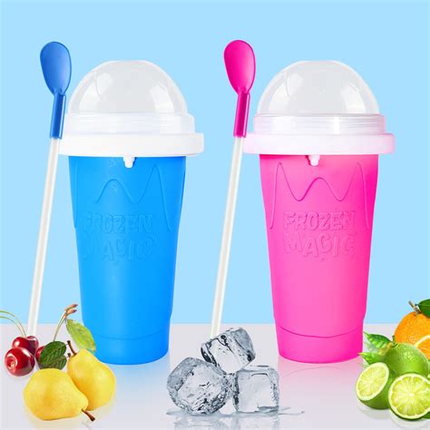 Frozen Magic Squeeze Cup TIK TOK Slush Cup Portable Slushy Maker Cup ...