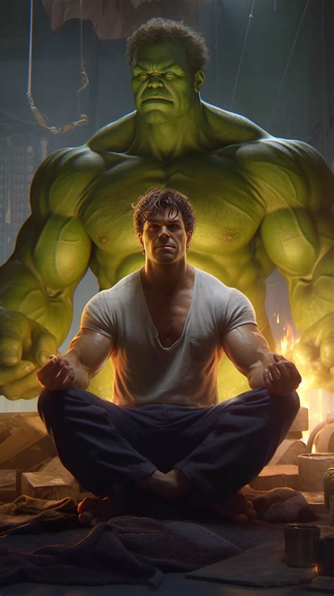 Bruce Banner / The Hulk - Ai Images Marvel Characters, Marvel ...