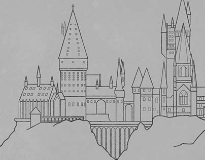 How To Draw The Hogwarts Castle - Image to u