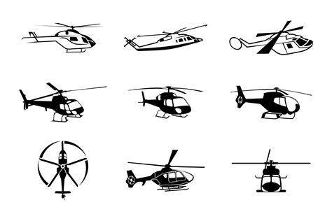 Helicopter Vector Illustration | Technology Illustrations ~ Creative Market